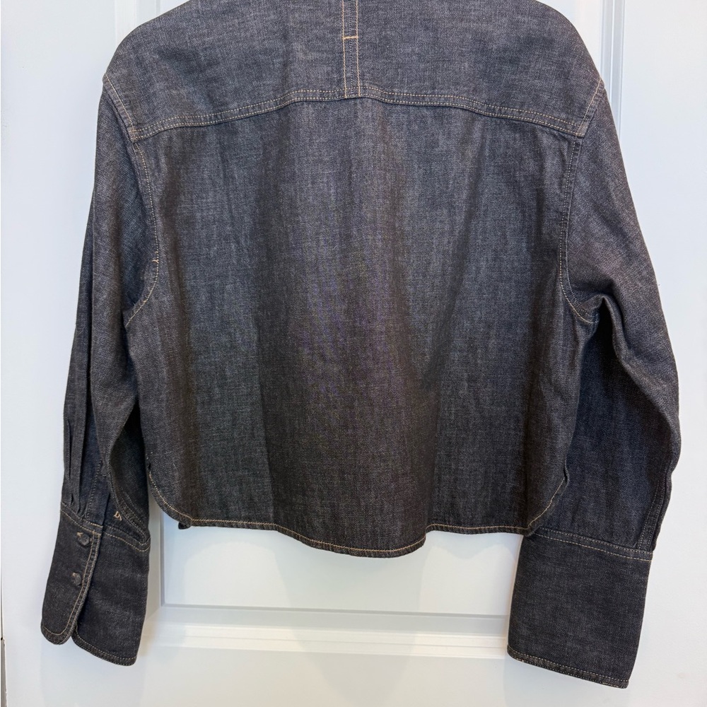 Banana Republic Dark Denim Shirt - Picture 2 of 4